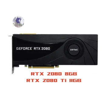 ZOTAC RTX 2080 8 GB RTX2080Ti 11 GB Видео карта GDDR6 352-Битова Детска графична Карта На NVIDIA GeForce RTX2080 PCIE3.0 GPU, за майнинга PC