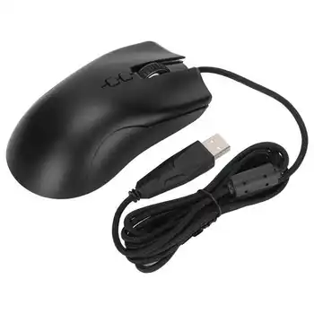 Детска мишка с Ергономичен дизайн, RGB подсветка, USB жичен ръчна мишката Plug and Play за вашия десктоп на лаптопа, на новост