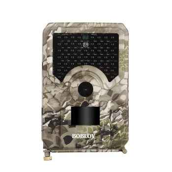 BOBLOV PR200 12MP 49PCS IR leds за лов на отпечатък, водоустойчив фотоапарат външно видеонаблюдение, камери за дивата природа, фотоловушки с колан