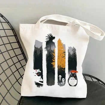 Чанта за пазаруване, чанта с принтом аниме 