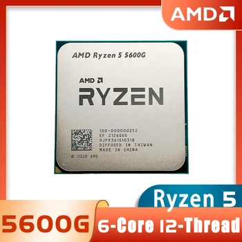 НОВИЯТ Процесор на AMD Ryzen 5 5600G R5 5600G Игри Cpu Socket AM4 дънна Платка 3,9 Ghz 6-Ядрени 12-Стрийминг 65 W DDR4 Аксесоари