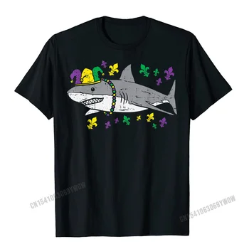 Шут Акула Любител на животните Забавен карнавала Марди Грас Мъжки Мъжка тениска тениска на поръчка памучен тениска обикновена