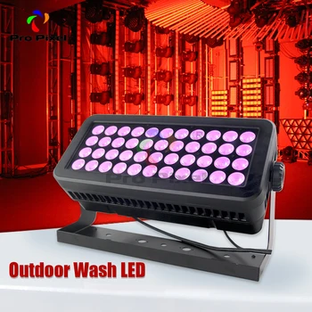 Външен led лампа 44x10W RGBW 4in1dmx led wall wash Ip65 outdoor led wall шайба bar light