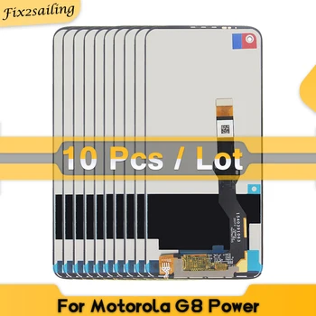 10 бр. AAA + + + Качество За Motorola Moto G8 Power LCD дисплей с сензорен екран Digiziter възли За XT2041-1 G8 Power lcd