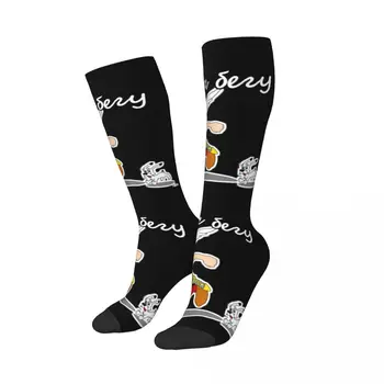 Obelix Asterix / дамски чорапи до бедрото, забавни чорапи-тръбички 
