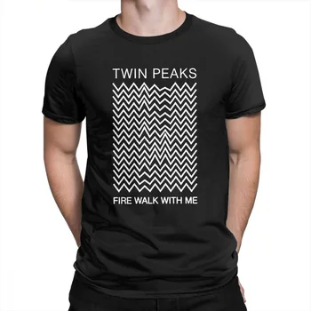 Мъжки t-shirt Twin Peaks, тениска Fire Walk With Me, тениска с къс ръкав, мъжки тениски в ретро стил, 2019, тениска Унисекс