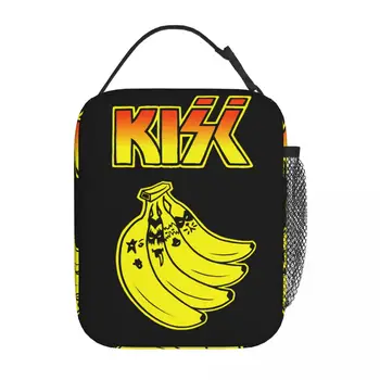 Kiss Banana Band Parody Термоизолированные Чанти за обяд Пътна Преносима чанта за обяд Охладител Термален обяд бокс