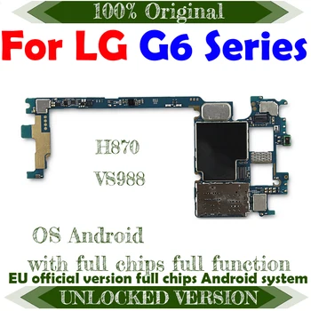 100% Оригинална Разблокированная Работа За LG G6 H870 VS988 H870DS H873 SL993 H871 H872 тест на дънната платка 100% Версия на ЕС За LG G6 plate