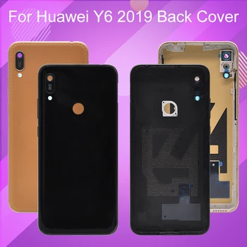 Продажба на едро за Huawei Y6 2019 Задния капак на отделението за батерията корпус задната врата Калъф Замяна на задния капак на отделението за батерията инструменти Безплатна доставка