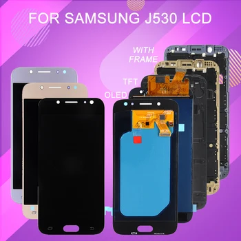 Catteny 5,2-Инчов OLED J5 Pro Дисплей За Samsung Galaxy J530 LCD Сензорен Панел Дигитайзер В Събирането на J5 2017 Екран С Рамка