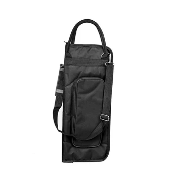 Водоустойчива чанта за барабанни пръчки от плат Оксфорд 600D, чанта за крака, удобен джоб на дръжката с гърчове, 5 мм, с памучен хастар