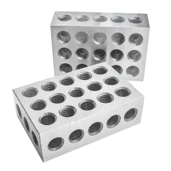 2 бр. Прецизна блокове от закалена стомана 1-2-3 Блокове 0,0001 