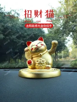Котка в търсене на богатство, качающаяся в колата, украса за ръце, парфюм за кола, ново украса за кола, авто аромат, траен аромат за интериора на колата