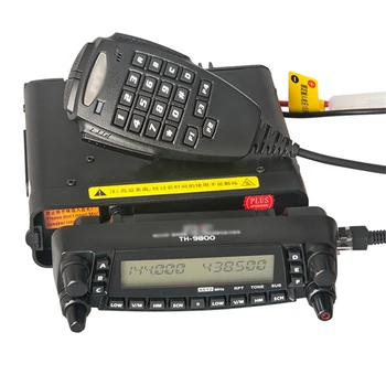 Четырехдиапазонная радиостанция TH-9800 29/50/144/430 Mhz 50 W Обновената Мобилна радио-станция-радиостанцията TH9800