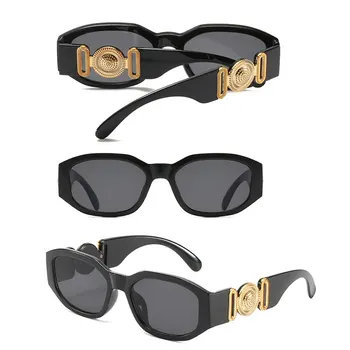 Модерен класически слънчеви очила черното злато, vintage слънчеви очила за пътуване, поляризирани