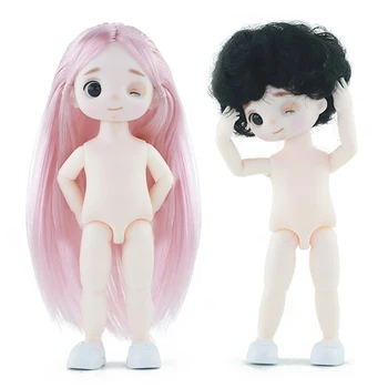 Нови 16 см 1/8 Ob11 Кукла Mini BJD Baby 13 Подвижни Шарнирные Голи Тела на Момичета Мода Кукла Играчка За Момичета Подарък