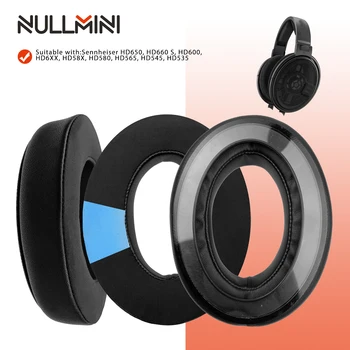 Сменяеми амбушюры NullMini за слушалки Sennheiser HD650, HD660 S, HD600, HD6XX, HD58X, HD580, HD565, HD545, HD535
