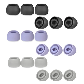 Черни, сиви, лилави Тапи за уши, подложки-втулки, противоударные уши за слушалки Galaxy Рецептори Pro, резервни части за ремонт на