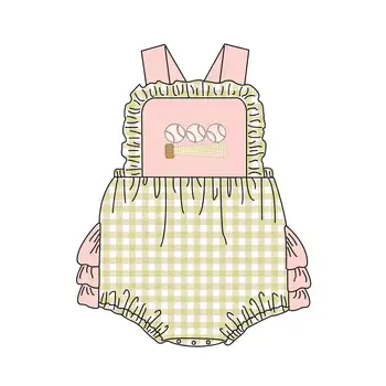 Детски дрехи Гащеризон за новородени Ръчно изработени с помпоном за малки Момичета, модерен детски гащеризон, Тела