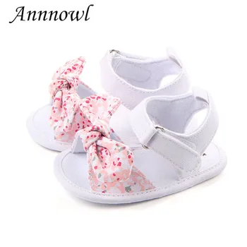 Модната марка летни обувки за малки момичета, сандали за бебета и сандали за бебета, обувки за новородено, с хубав нос, обувки за кукли-принцеси