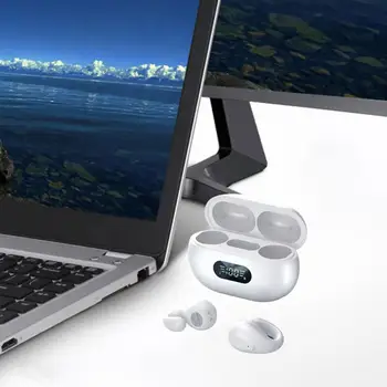 Безжични слушалки 2 елемента Практически портативни слушалки с дистанция 10 м, съвместими с Bluetooth слушалки с костна проводимост, спортни аксесоари