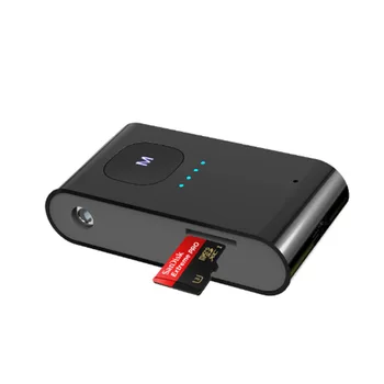 P8DF Безжичен Bluetooth-съвместим приемник-предавател Универсален адаптер стабилно свързване на Универсален порт AUX TF карта