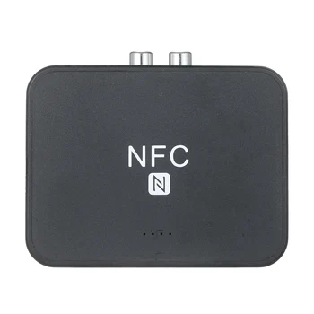 Аудиоприемник YET-R6 БТ 5.0 е с функция NFC, usb AUX вход RCA за дома/автомобилни стерео системи, поддръжка на FM-предаване, възпроизвеждане на TF карти с обем 64 GB