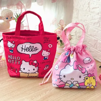 Sanrio hello kitty мультяшная чанта от съвсем малък, детска чанта за обяд, детска хубава мелодична чанта за обяд, чанта за майката, чанта за момичета, чанта за момчета