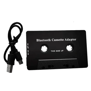 Универсална касета Bluetooth 5.0, авто касетофон, Aux стерео адаптер с микрофон за телефон, MP3 AUX кабел, CD-плеър
