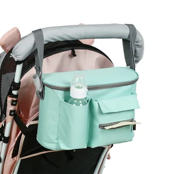 Лесна чанта за детски колички, мултифункционална чанта за пелени, водоустойчива чанта с голям капацитет