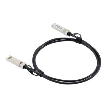 Кабел на КПР с дължина 2 м, 10G SFP + Кабел на КПР Пасивни директно свързване, Меден кабел, twinax адаптор 30AWG, Съвместим с Ubiquiti Mikrotik Zyxel