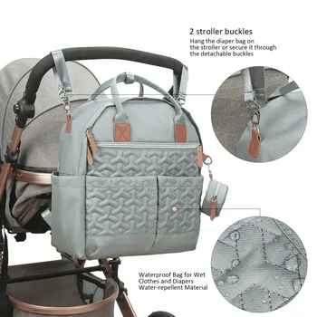 2022 Брендовый раница за памперси, чанта за майките, по-Голямата голям чанта за количка, мултифункционални водоустойчиви торбички за памперси за пътуване на открито