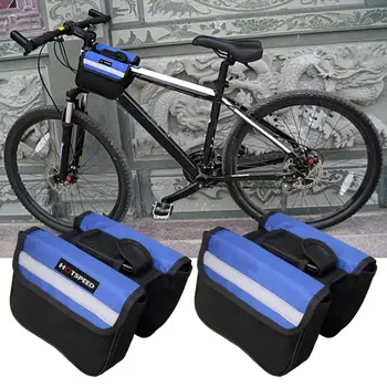 Чанта за лост за бързо инсталиране, чанта за телефон на велосипед, преносим чанта за съхранение на вещи, чанта за мобилен телефон, чанта за предната греда на планинския велосипед
