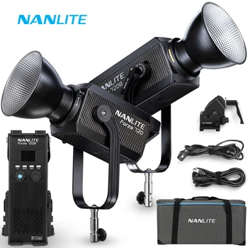 Nanlite Forza720 720B 800 W COB 2700-6500 по-Led Spot Лампа За Снимане, в два цвята Светлини, Led Ярък Мощен, Лампа За Филма