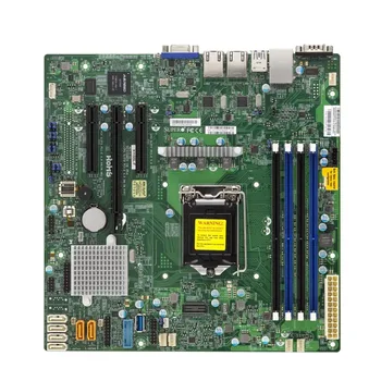 Процесор X11SSL-F DOR Supermicro 7-то поколение LGA-1151 ПИН C232 DDR4-2400MHZ добре тестван преди да изпратите