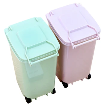 2 предмета, пластмасова кофа за боклук, за да спални, кабинет, кухня, плотове, за съхранение на отпадъци от работния плот