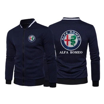 2023 Alfa Romeo, мъжки нова висококачествена модни и ежедневни тънка hoody джоб с кръгло деколте, жилетка, палто, дрехи с качулка