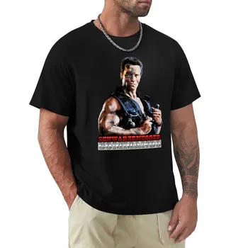 Тениска Arnold Schwarzenegger Commando, тениски по поръчка, създайте своя собствена тениска, за мъже бързосъхнеща тениска, мъжки ризи с дълъг ръкав