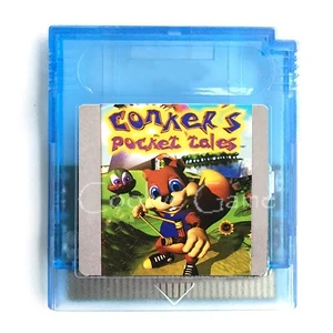 Conker's Pocket Приказки за 16-битово ръчен цветен конзола Region Free касета за видео игра конзола карта на английски език