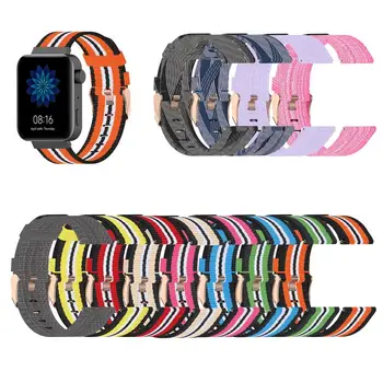 18 мм, найлонов ремък за часа, за смарт часа Xiaomi, взаимозаменяеми каишка за часовник, цветна гривна на китката, носимые аксесоари