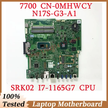 За DELL 7700 CN-0MHWCY 0MHWCY MHWCY W/SRK02 I7-1165G7 на дънната Платка на процесора N17S-G3-A1 дънна Платка на лаптоп 100% Напълно тествана, работи добре