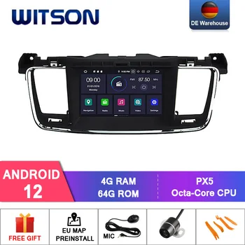 Автозвук WITSON Android 12 за PEUGEOT 508 JBL Carplay Мултимедиен авто стереозвук GPS Навигация за кола DVD плейър