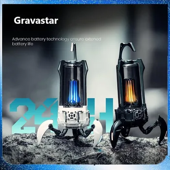 Gravastar G5 Bluetooth високоговорители, субуфер, аудио игри, ослепителен светлинен ефект, тонколони за домашно настолен компютър, лаптоп, преносими