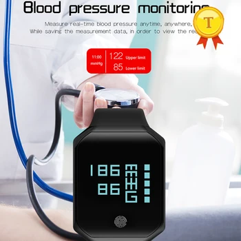 2018 нов Bluetooth Smart Band OLED гривна Подкрепа на сърдечния ритъм на Монитора на кръвното налягане крачкомер Facebook whatsapp Съобщения push