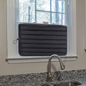 Капак на прозорец климатик в съвсем малък Пылезащитная на кутията на климатика Дебела вътрешна капачка на охладител климатик ac