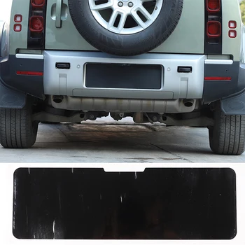 За Land Rover Defender 90 и 110 2020-2023 PVC Черна Рамка от Задната Регистрационна Табела на Автомобила, Стикер, Аксесоари За Промяна на Външността на Колата
