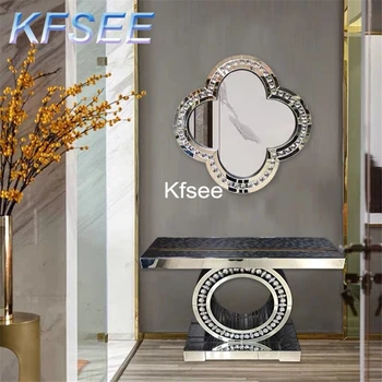 Kfsee 1 бр. в комплект 120*35*80 см, на конзолата масичка с огледален ефект