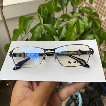 Японски маркови метални рамки за очила в ретро стил, метална Късогледство/Progressive средно Голям Размер