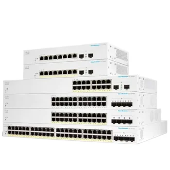 Интелигентен мрежов комутатор CBS350-24P-4X-CN с 24 порта GE PoE 4x1G SFP