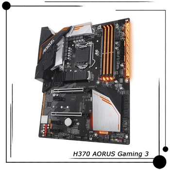 LGA 1151 За Gigabyte 64GB PCI-E 3.0 M. 2 DDR4 Core i7/i5/i3 ATX дънна платка Настолна H370 AORUS Gaming 3